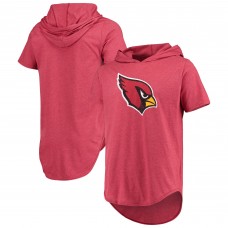 Футболка с капюшоном Arizona Cardinals Majestic Threads Primary Logo - Cardinal