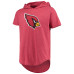 Футболка Arizona Cardinals Majestic Threads Cardinal Primary Logo Tri-Blend Hoodie