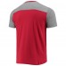 Atlanta Falcons Majestic Threads Gridiron Classics Field Goal Slub T-Shirt - Red/Heathered Gray