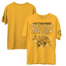 Футболка Pittsburgh Steelers Junk Food Marvel - Gold