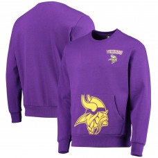 Minnesota Vikings FOCO Pocket Pullover Sweater - Purple