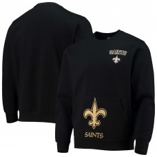 New Orleans Saints FOCO Pocket Pullover Sweater - Black