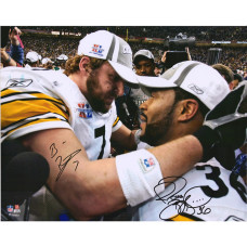 Фото с автографом Pittsburgh Steelers Ben Roethlisberger & Jerome Bettis Fanatics Authentic 16 x 20 Super Bowl XL Champions Фото с автографом Pittsburgh Steelers Ben Roethlisberger & Jerome Bettis Fanatics Authentic 16 x 20 Super Bowl XL Champions