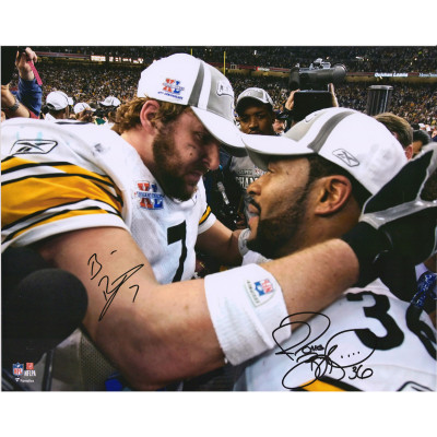 Фото с автографом Pittsburgh Steelers Ben Roethlisberger & Jerome Bettis Fanatics Authentic 16 x 20 Super Bowl XL Champions