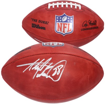 Autographed Minnesota Vikings Adrian Peterson Fanatics Authentic Wilson Duke Full Color Pro Football