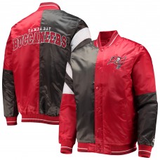 Куртка Tampa Bay Buccaneers Starter Leader Varsity Satin Full-Snap - Red/Black