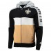 Толстовка на молнии New Orleans Saints Starter Playoffs Color Block - Black/Gold