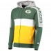 Толстовка на молнии Green Bay Packers Starter Playoffs Color Block - Green/Gold