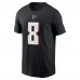 Футболка с номером Kyle Pitts Atlanta Falcons Nike - Black
