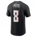 Футболка с номером Kyle Pitts Atlanta Falcons Nike - Black