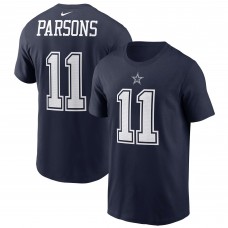 Футболка Micah Parsons Dallas Cowboys Nike 2021 NFL Draft First Round Pick - Navy