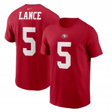 Футболка Trey Lance San Francisco 49ers Nike 2021 NFL Draft First Round Pick - Scarlet