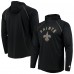 Футболка с длинным рукавом с капюшоном New Orleans Saints Starter Raglan - Black