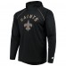 Футболка с длинным рукавом с капюшоном New Orleans Saints Starter Raglan - Black