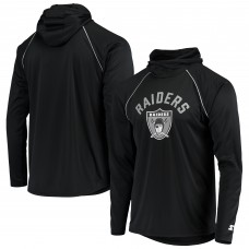 Кофта с капюшоном Las Vegas Raiders Starter Throwback Raglan - Black