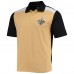 Поло New Orleans Saints MSX by Michael Strahan Challenge Color Block Performance - Gold/Black
