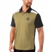 Поло New Orleans Saints MSX by Michael Strahan Challenge Color Block Performance - Gold/Black