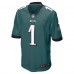 Игровая джерси Jalen Hurts Philadelphia Eagles Nike - Midnight Green