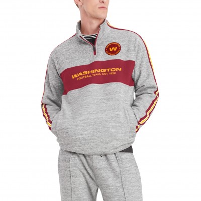 Кофта на короткой молнии Washington Football Team Tommy Hilfiger Mario - Heathered Gray