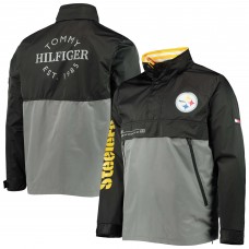 Куртка с короткой молнией Pittsburgh Steelers Tommy Hilfiger - Black/Gray