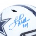 Autographed Dallas Cowboys Herschel Walker Fanatics Authentic Riddell Flat White Alternate Revolution Speed Replica Helmet