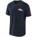 Футболка Denver Broncos NFL x Darius Rucker Collection by Fanatics Slub Henley - Navy