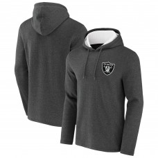 Толстовка Las Vegas Raiders NFL x Darius Rucker Collection by Fanatics Waffle Knit - Heathered Charcoal