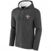Толстовка New Orleans Saints NFL x Darius Rucker Collection by Fanatics Heathered Charcoal Waffle Knit