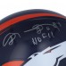 Autographed Denver Broncos Shannon Sharpe Fanatics Authentic Riddell VSR4 Authentic Helmet with HOF 11 Inscription