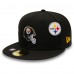 Бейсболка Pittsburgh Steelers New Era Just Don 59FIFTY - Black