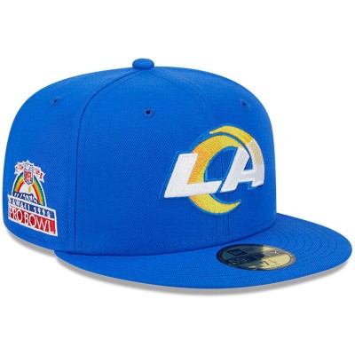 Бейсболка Los Angeles Rams New Era Patch Up 1998 Pro Bowl 59FIFTY - Royal