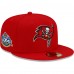 Бейсболка Tampa Bay Buccaneers New Era Patch Up Super Bowl XXXVII 59FIFTY - Red