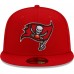 Бейсболка Tampa Bay Buccaneers New Era Patch Up Super Bowl XXXVII 59FIFTY - Red