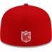 Бейсболка Tampa Bay Buccaneers New Era Patch Up Super Bowl XXXVII 59FIFTY - Red