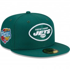 Бейсболка New York Jets New Era Patch Up 1999 Pro Bowl 59FIFTY - Green