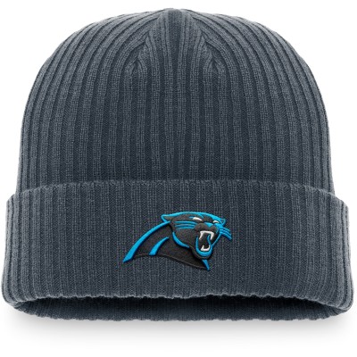 Carolina Panthers Fanatics Charcoal Dark Shadow Cuffed Knit Hat