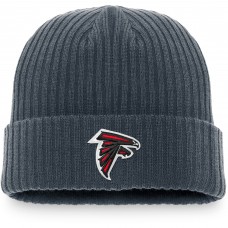 Atlanta Falcons Dark Shadow Cuffed Knit Hat - Charcoal