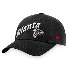 Atlanta Falcons Old English Adjustable Hat - Black