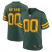 Green Bay Packers Nike Green Alternate Custom Jersey