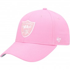 Las Vegas Raiders 47 Girls Youth Rose MVP Adjustable Hat - Pink