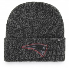 Вязанная шапка New England Patriots 47 Brain Freeze Tonal - Heathered Black