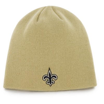 New Orleans Saints 47 Gold Secondary Logo Knit Beanie