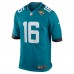 Игровая джерси Trevor Lawrence Jacksonville Jaguars Nike 2021 NFL Draft First Round Pick Game - Teal