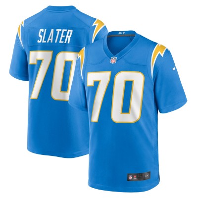 Игровая джерси Rashawn Slater Los Angeles Chargers Nike 2021 NFL Draft First Round Pick Game - Powder Blue