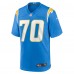 Игровая джерси Rashawn Slater Los Angeles Chargers Nike 2021 NFL Draft First Round Pick Game - Powder Blue