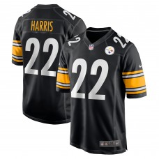 Игровая джерси Najee Harris Pittsburgh Steelers Nike 2021 NFL Draft First Round Pick Game - Black