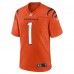 Игровая джерси JaMarr Chase Cincinnati Bengals Nike Alternate - Orange