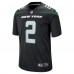 Игровая джерси Zach Wilson New York Jets Nike Alternate 2021 NFL Draft First Round Pick Game - Black