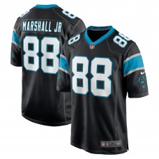 Игровая джерси Terrace Marshall Jr. Carolina Panthers Nike 2021 NFL Draft Pick Game - Black