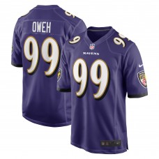 Игровая джерси Odafe Oweh Baltimore Ravens Nike 2021 NFL Draft First Round Pick Game - Purple